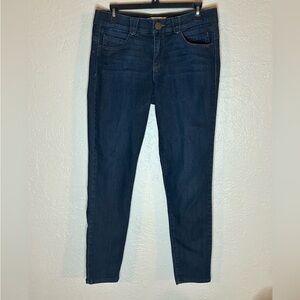 Democracy dark denim women's jeans with elastic waist size 10